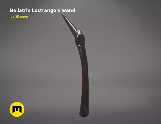 Wand of Bellatrix Lestrange 3D print model