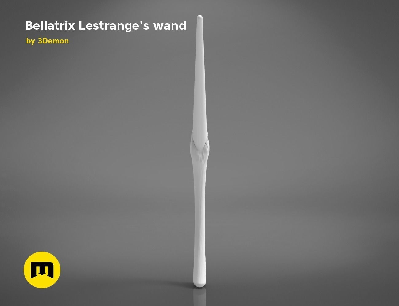 Wand of Bellatrix Lestrange 3D print model_9
