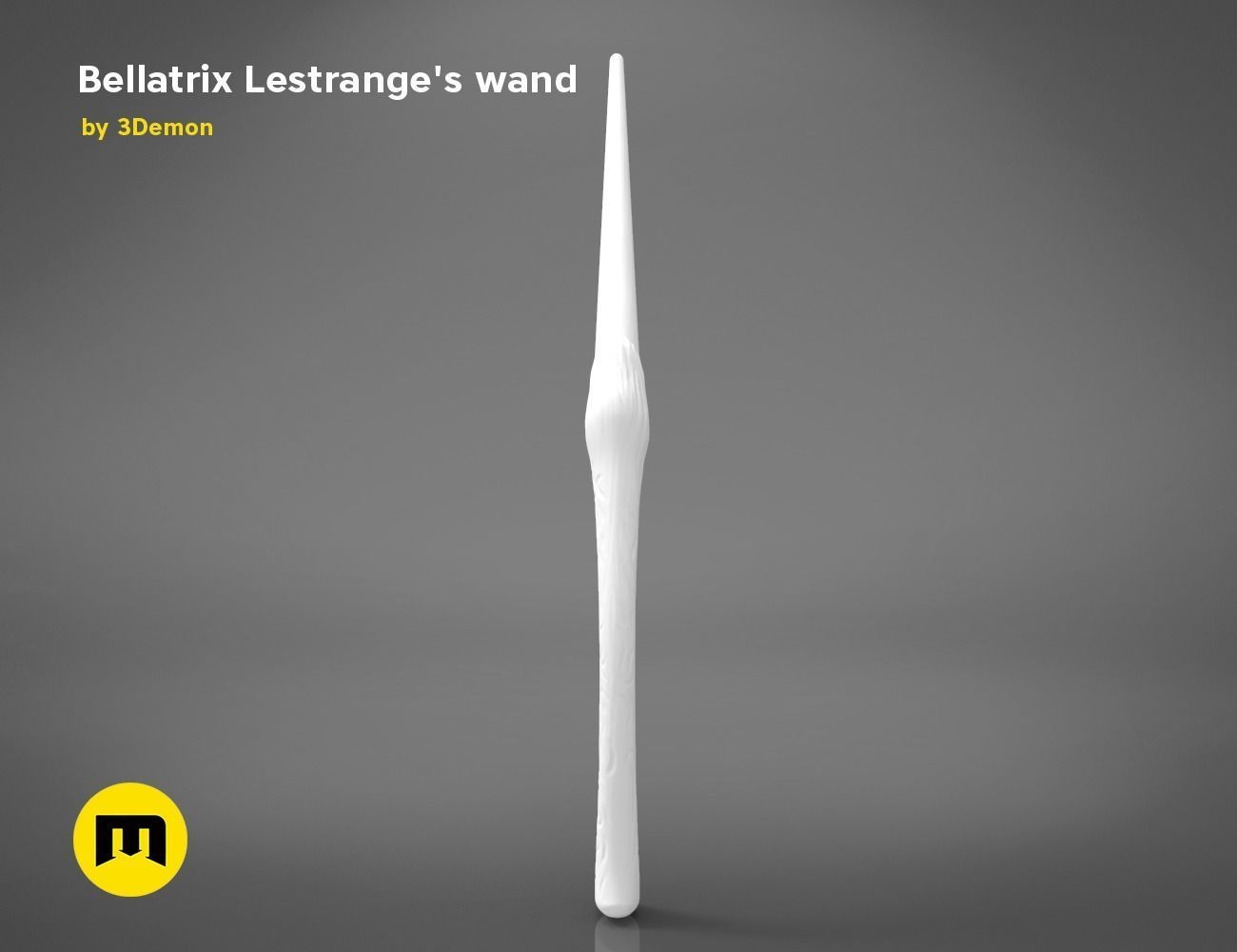 Wand of Bellatrix Lestrange 3D print model_14