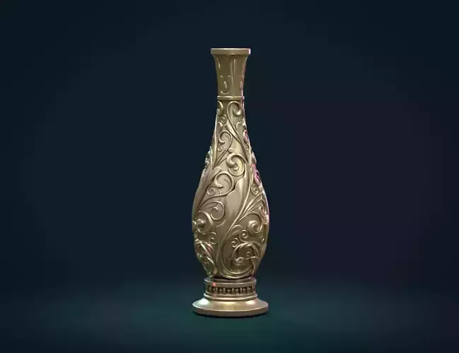 Scrollwork Vase