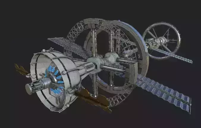Space Station PBR-Gameready