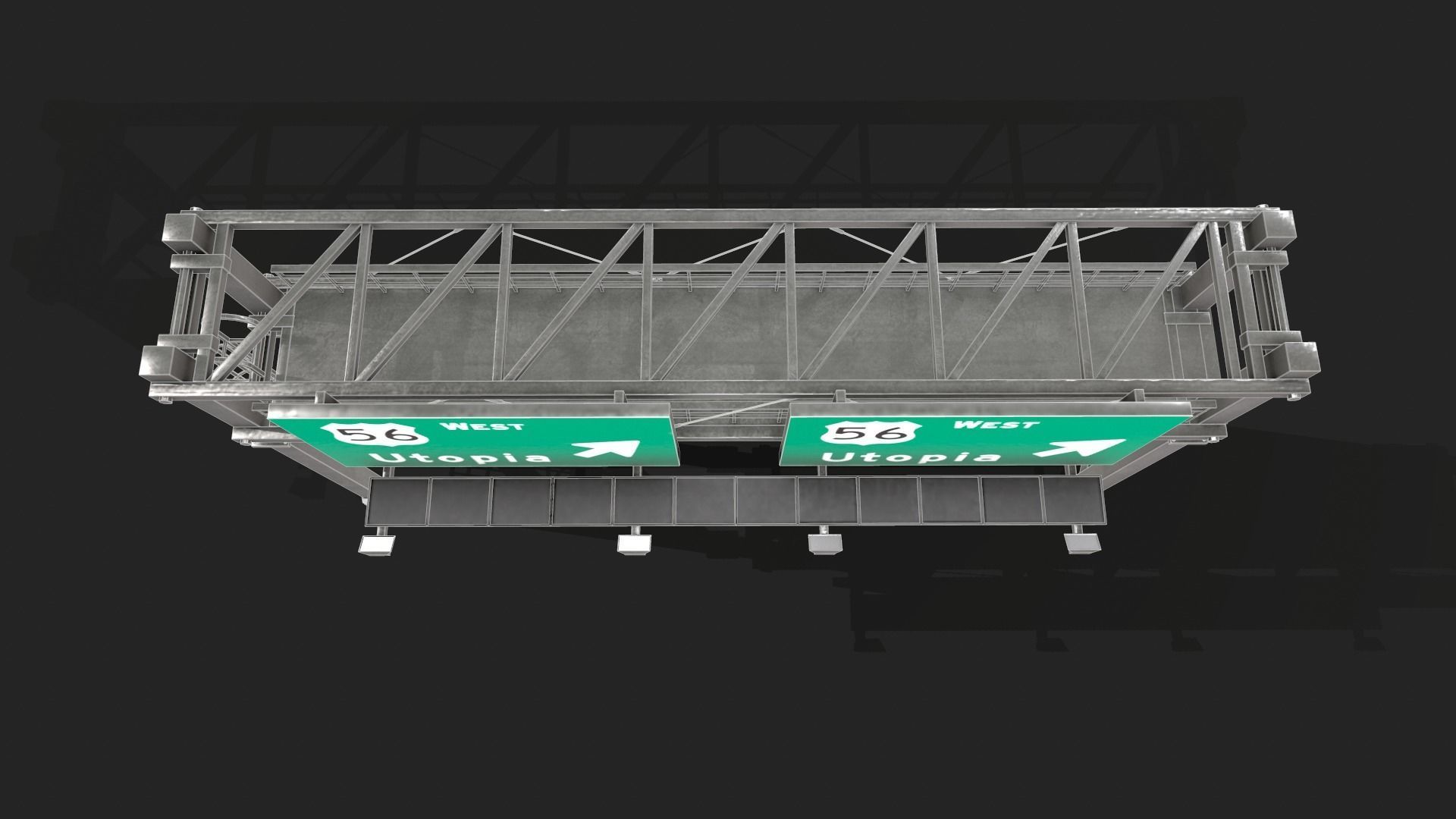 Gantry Sign 3D model_15