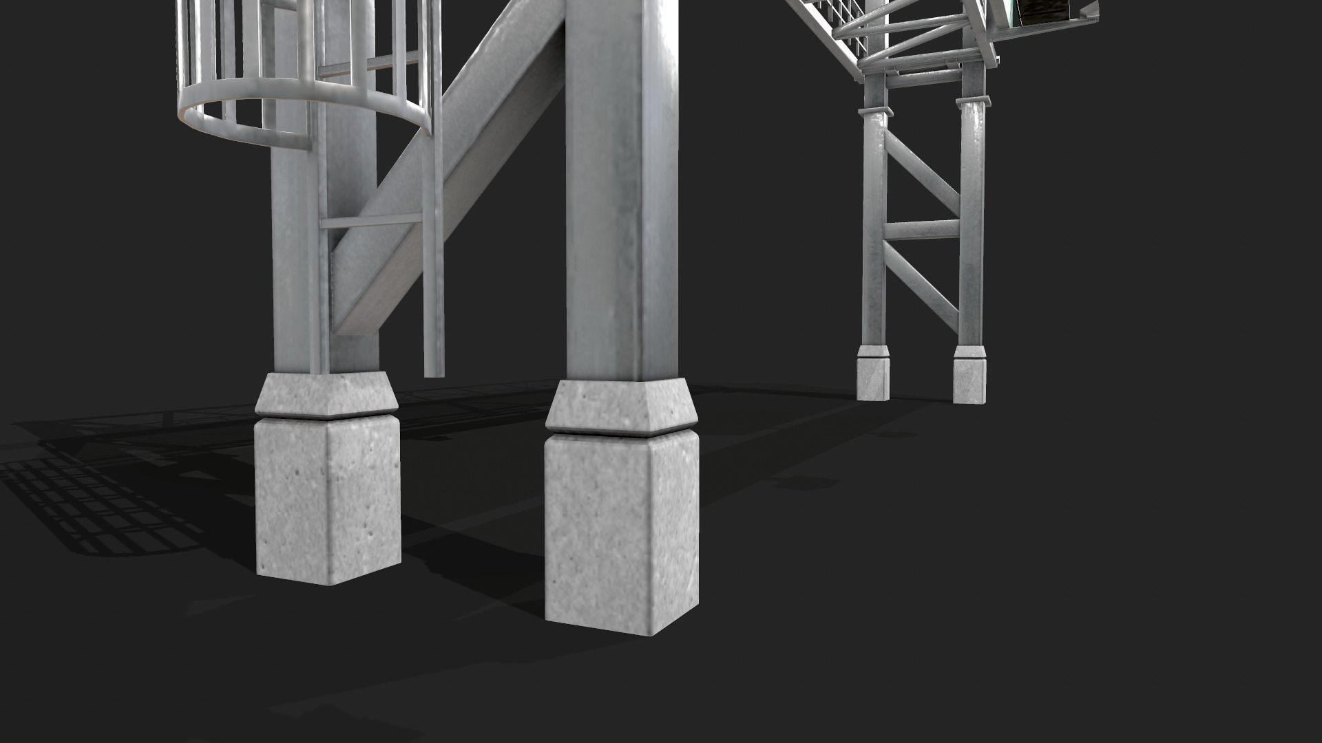 Gantry Sign 3D model_8
