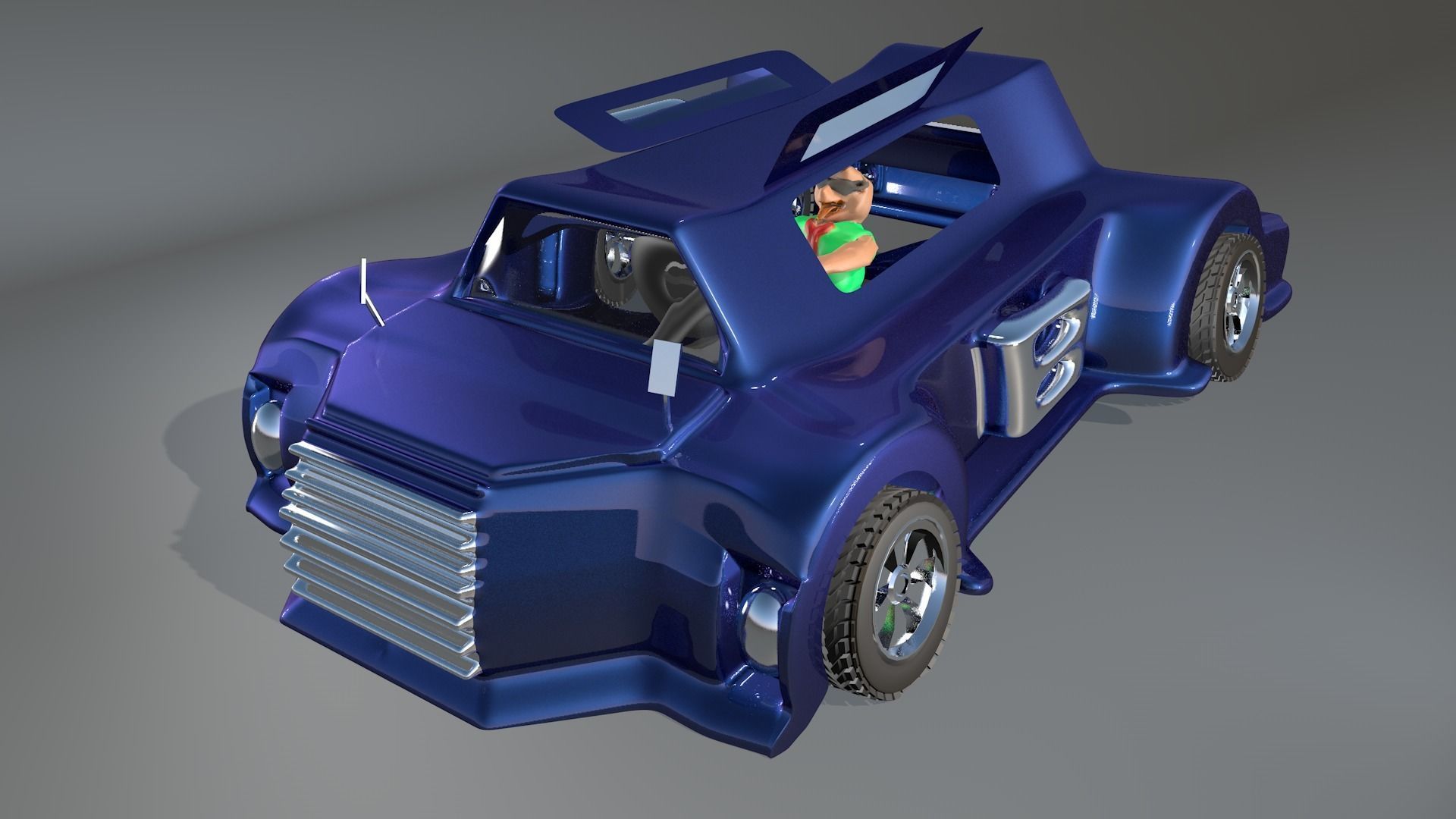 Car Model Games 3d Game Engine Low-poly 3D model_6