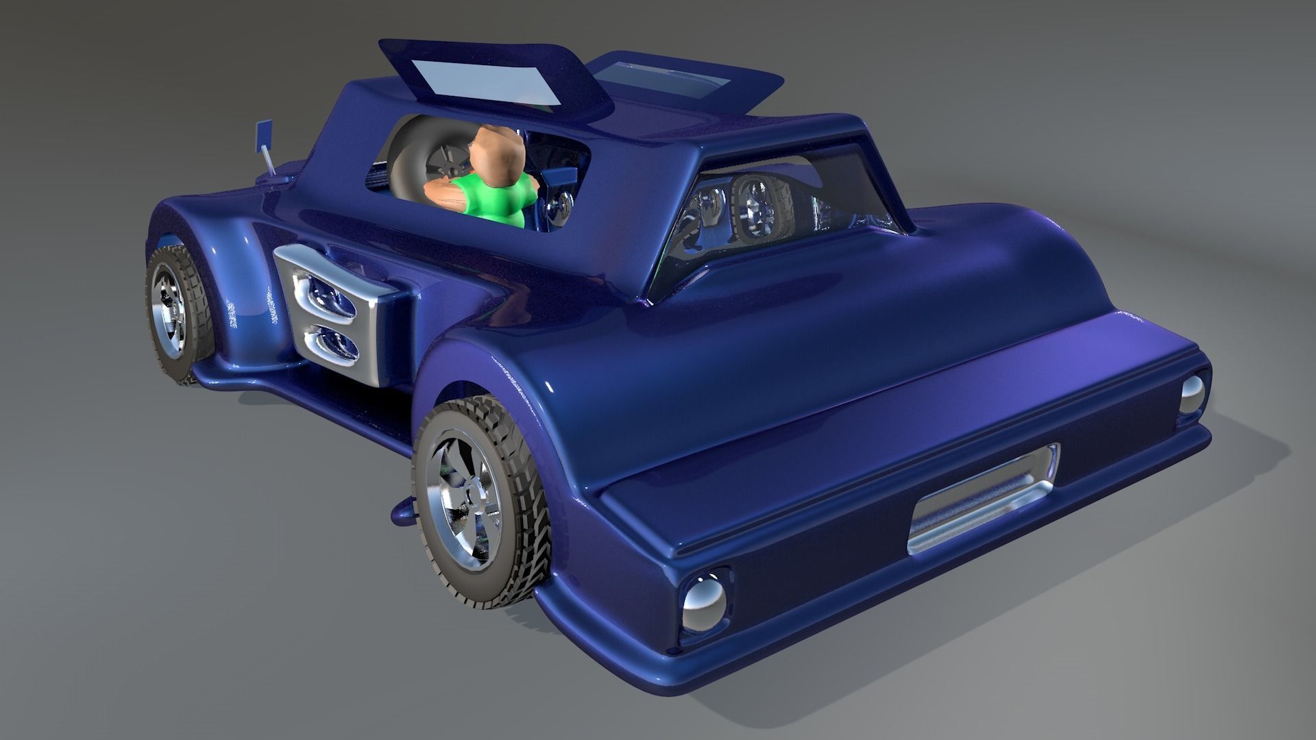 Car Model Games 3d Game Engine Low-poly 3D model_4