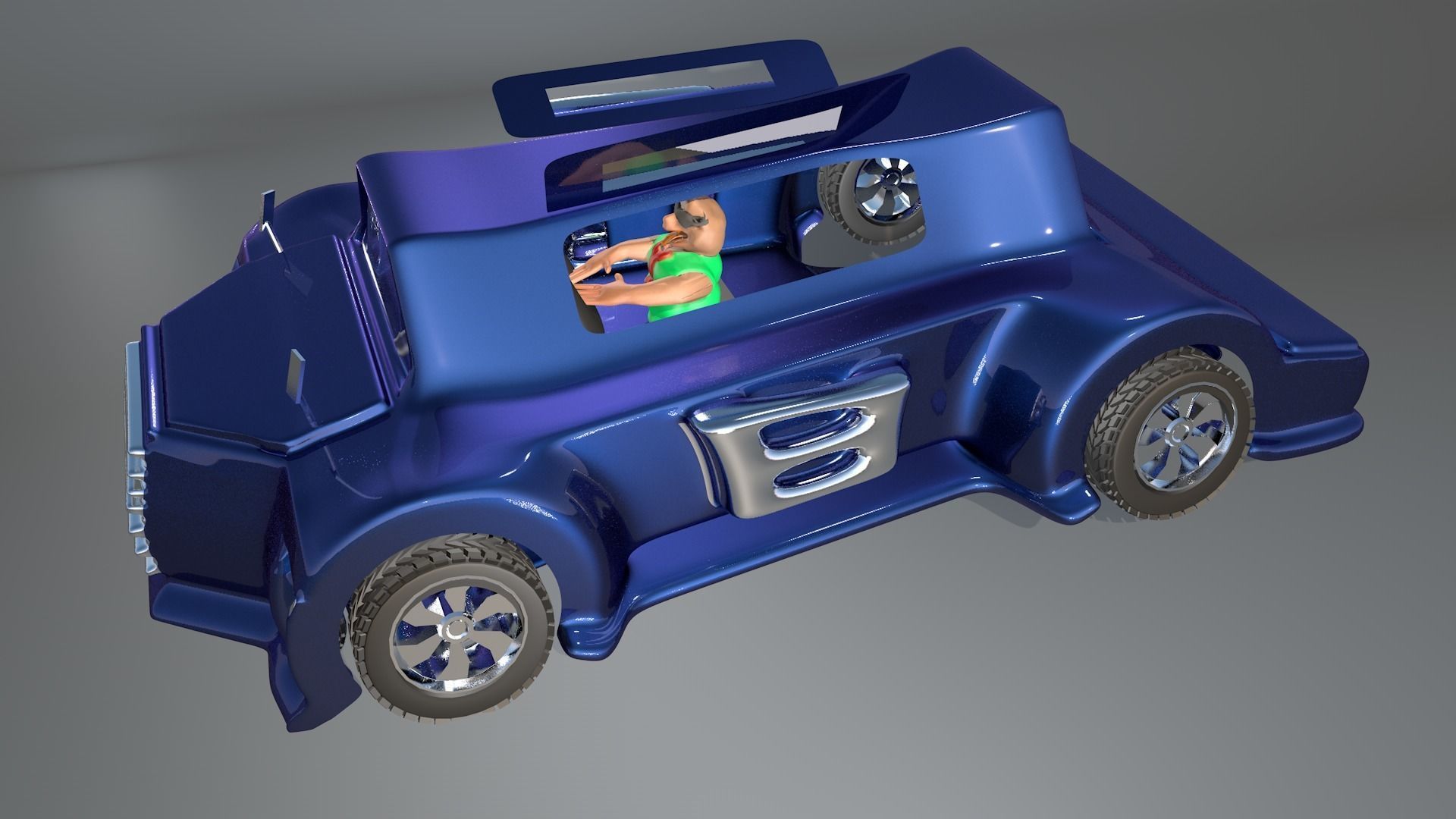 Car Model Games 3d Game Engine Low-poly 3D model_2
