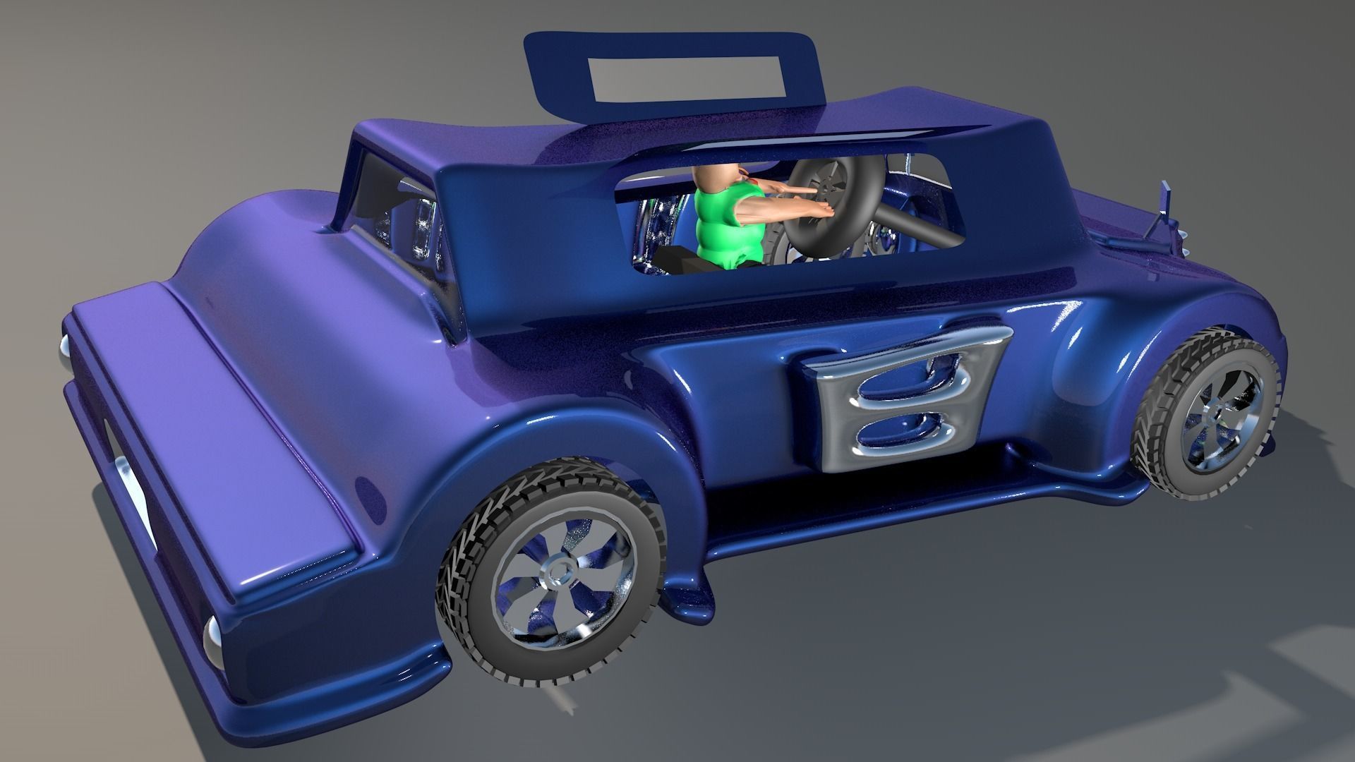 Car Model Games 3d Game Engine Low-poly 3D model_9