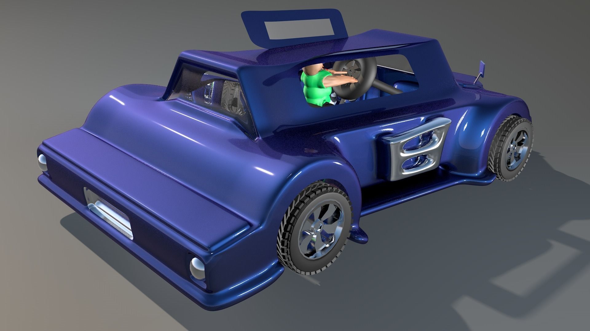 Car Model Games 3d Game Engine Low-poly 3D model_5