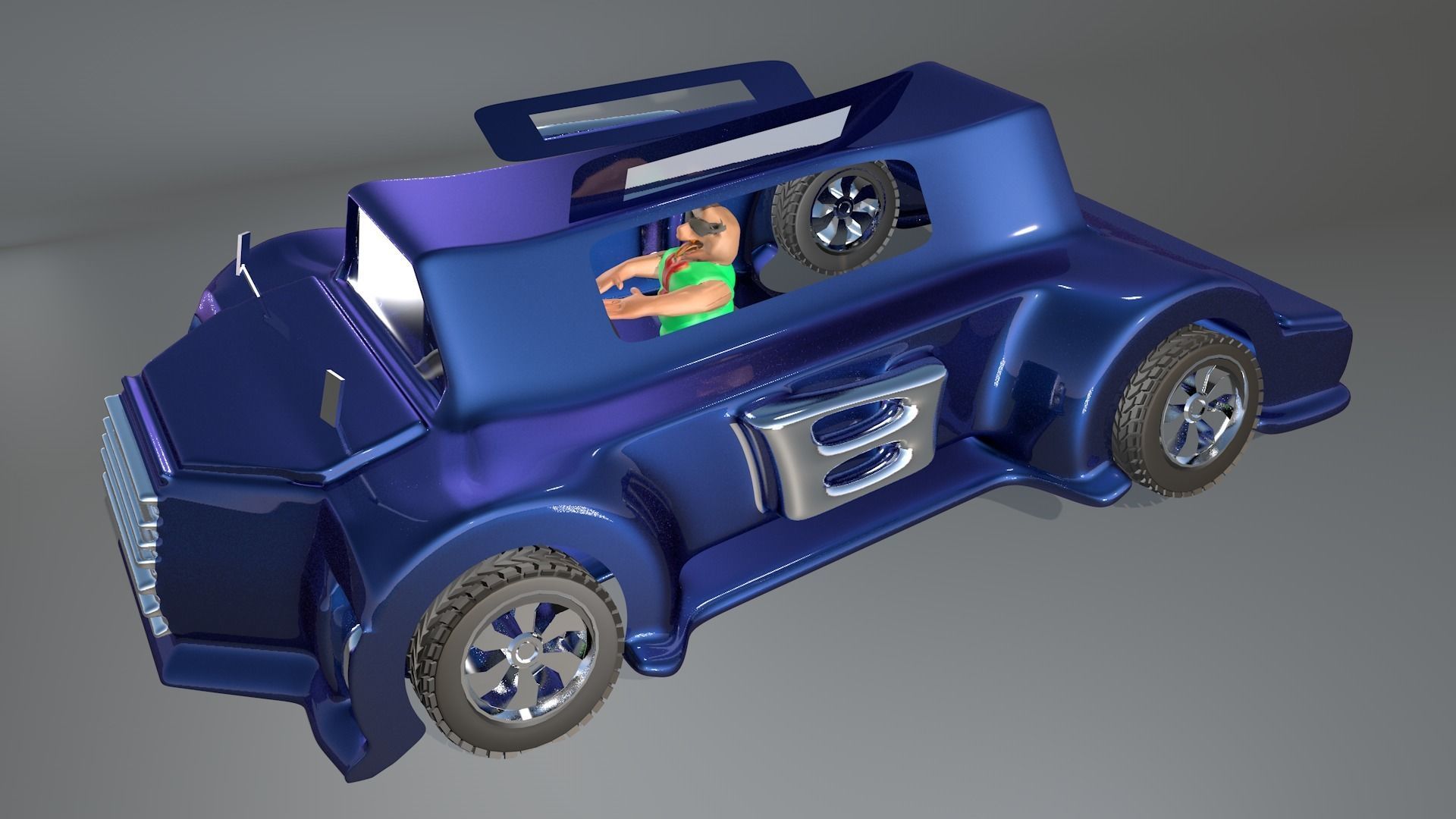 Car Model Games 3d Game Engine Low-poly 3D model_7