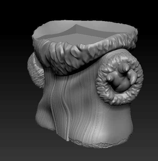 Baby Yoda POP like style 3D print model_7