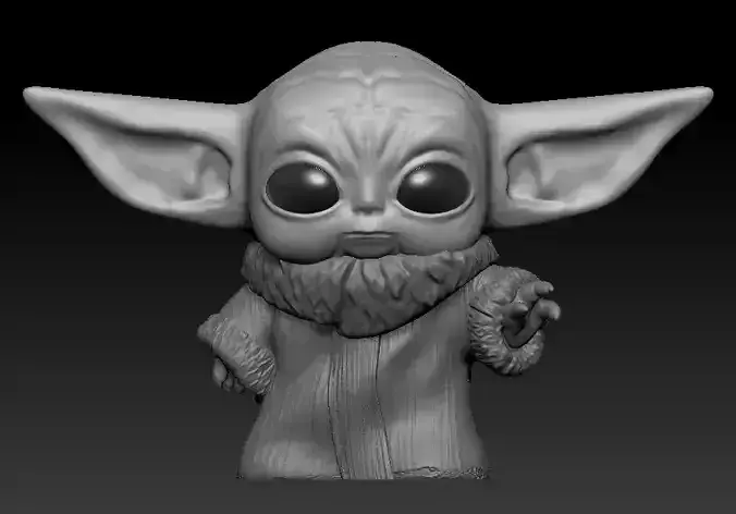 Baby Yoda POP like style