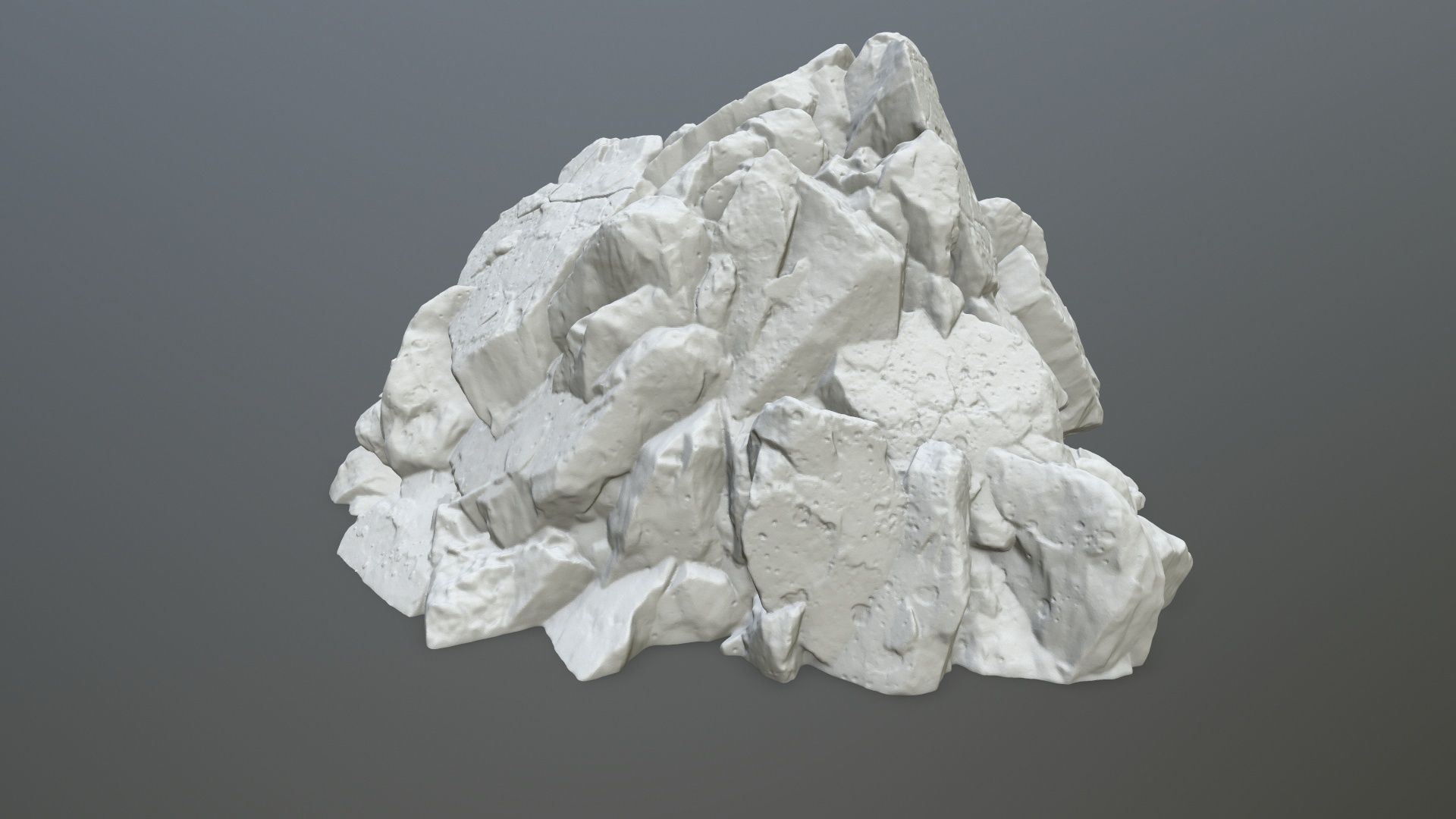 rock print pile of rocks 3D print model_4