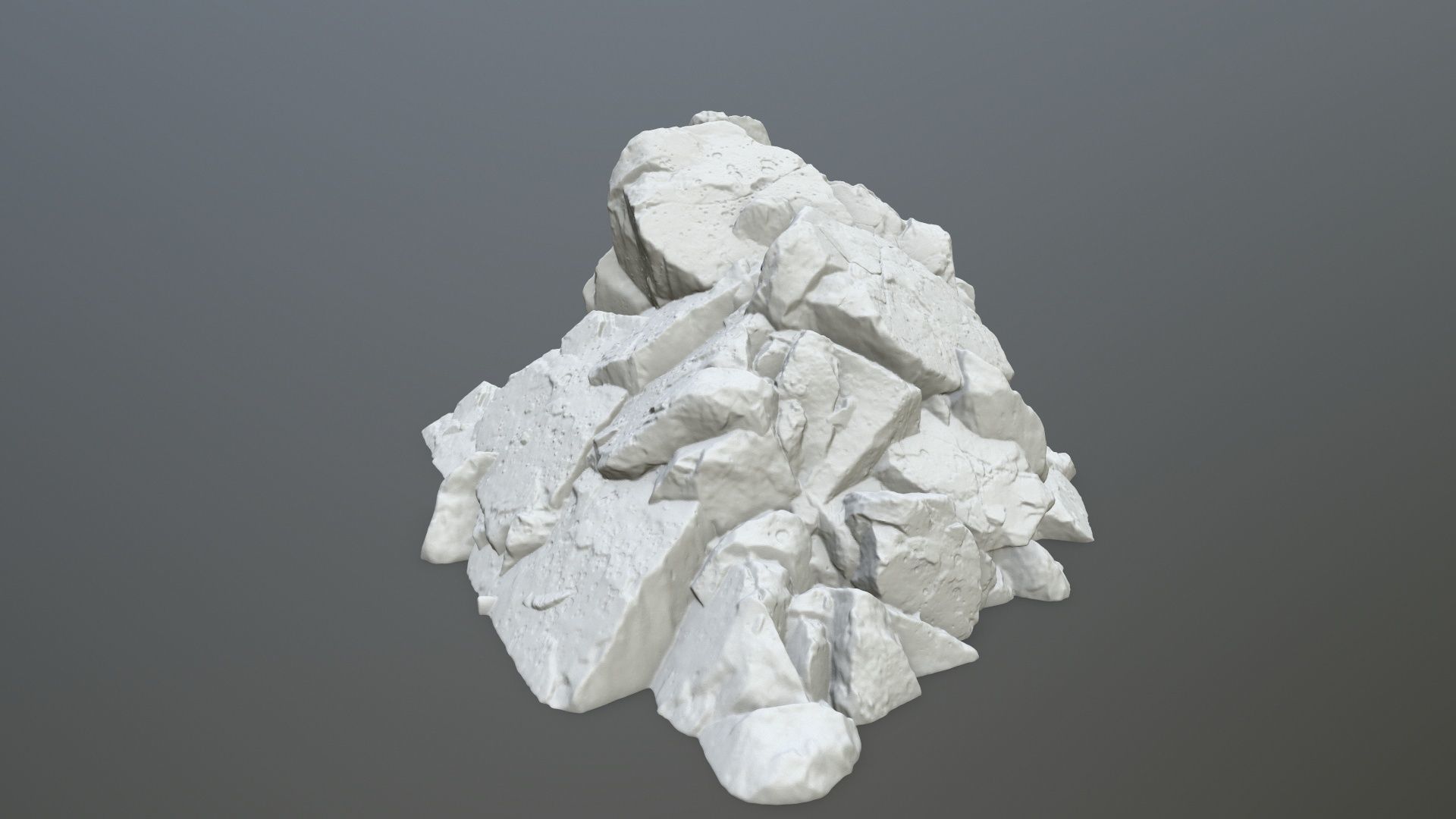 rock print pile of rocks 3D print model_7