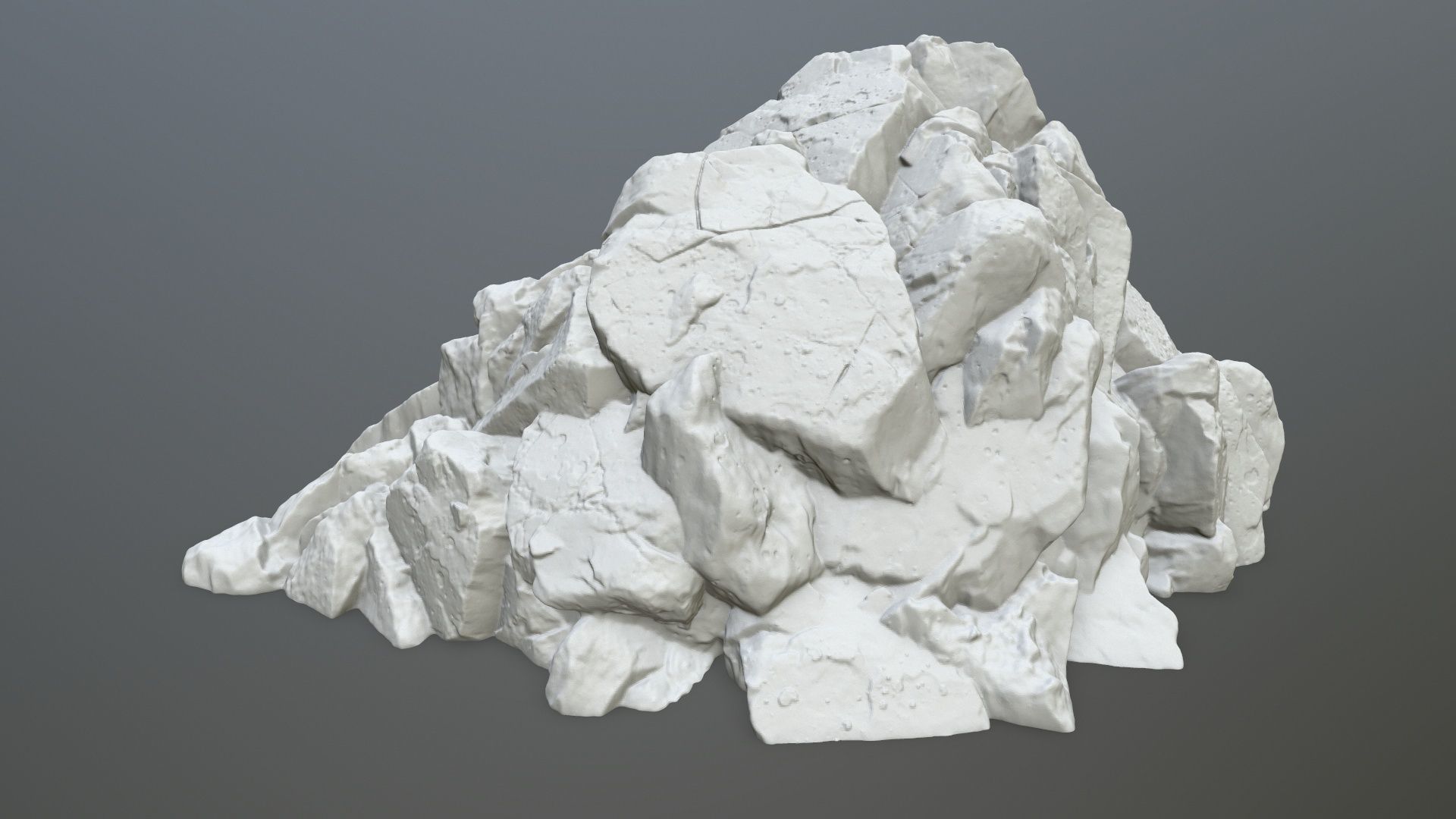 rock print pile of rocks 3D print model_5