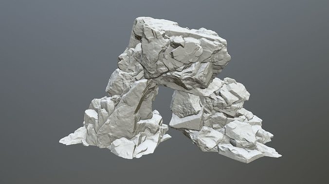 rock print 3D print model