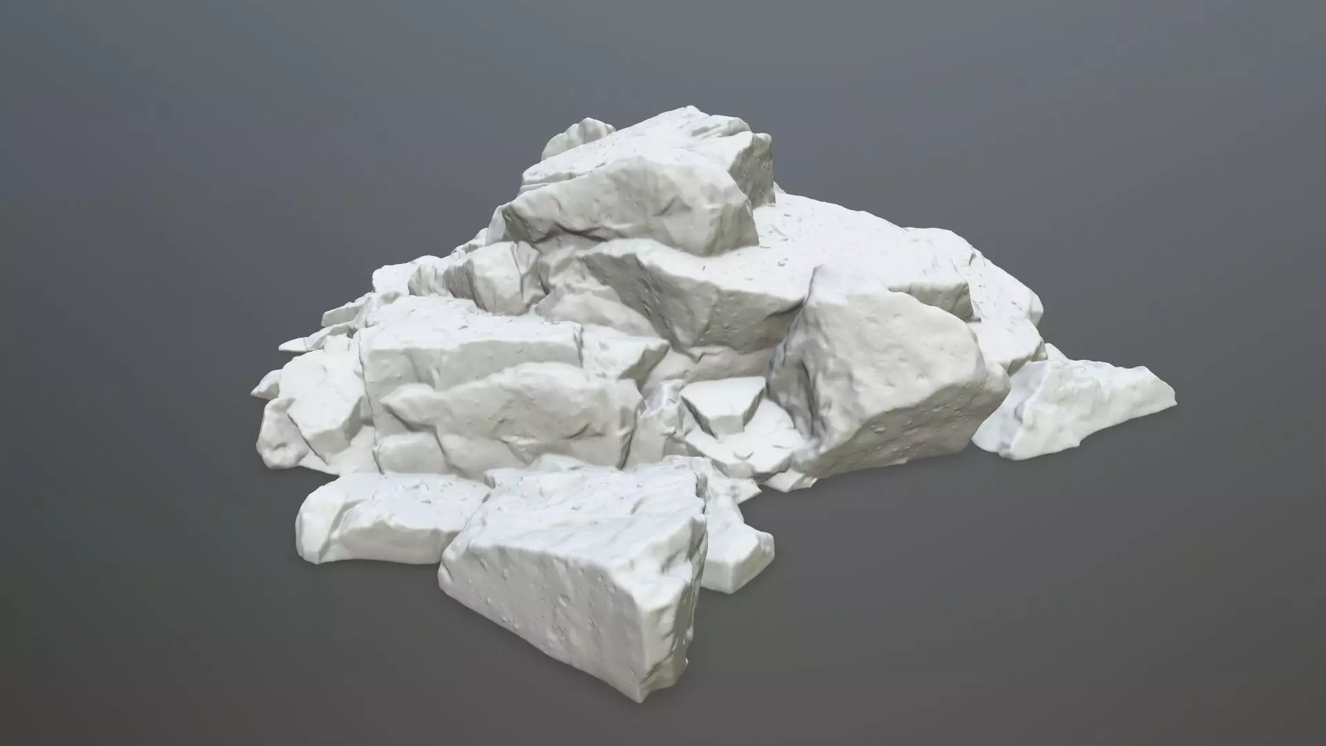 rock print pile of rocks 3D print model_0