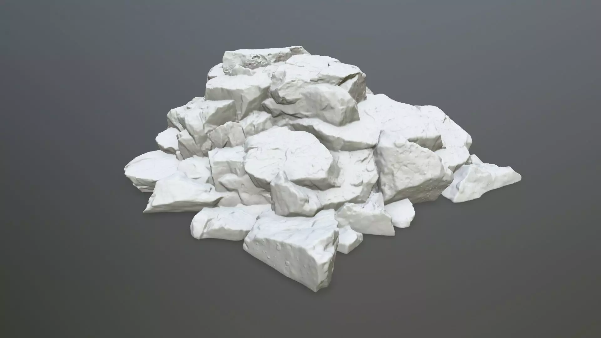 rock print pile of rocks 3D print model_0