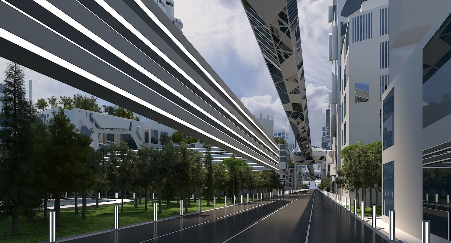 Future City 2020 C 3D model_9