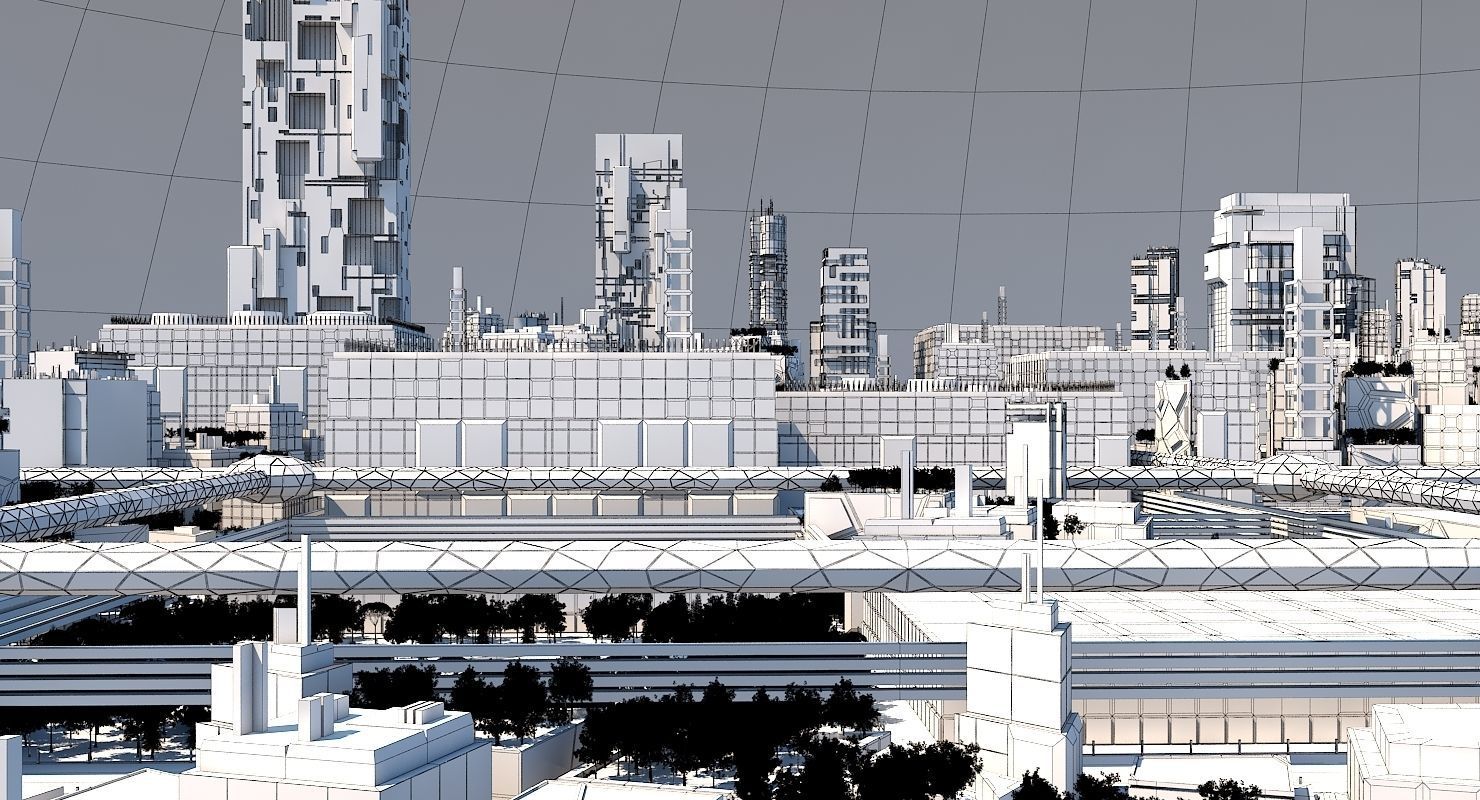 Future City 2020 C 3D model_11