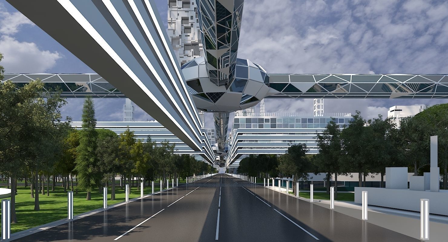 Future City 2020 C 3D model_20