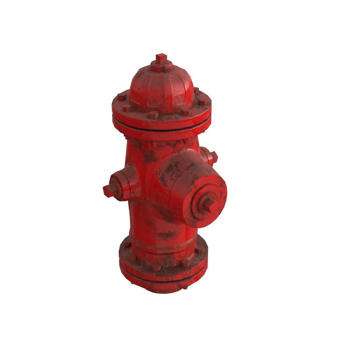 Fire Hydrant 3D model_4