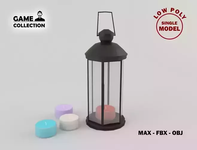 Latern 2 Lowpoly lantern