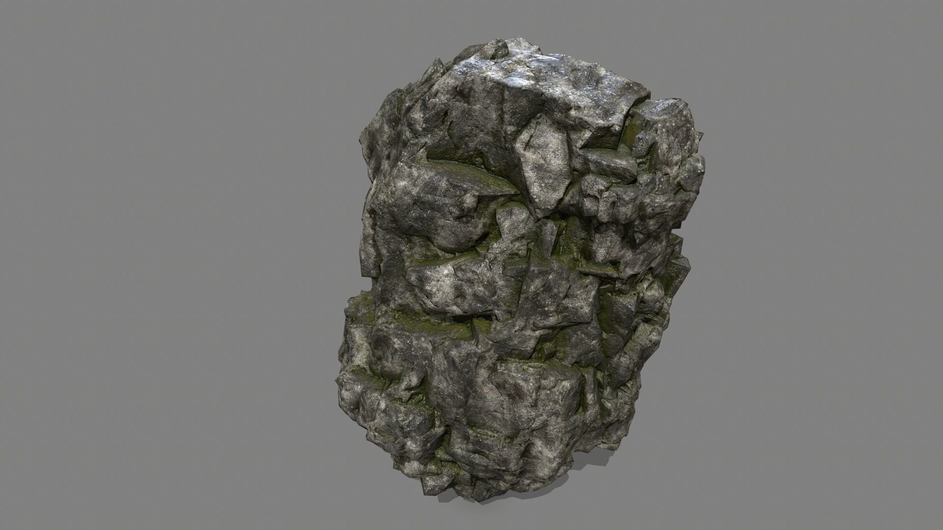 rocks rock Low-poly 3D model_30