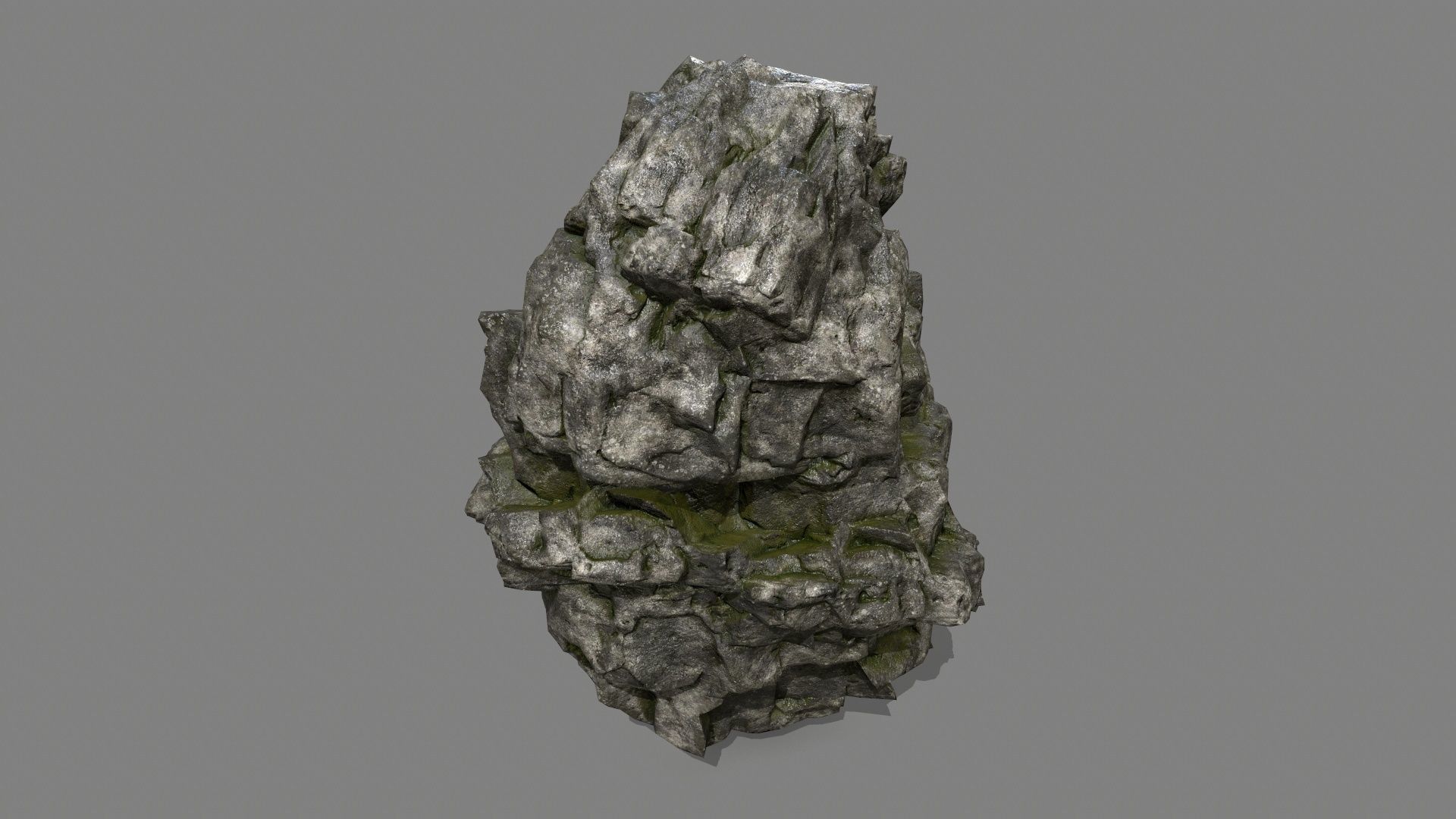 rocks rock Low-poly 3D model_35