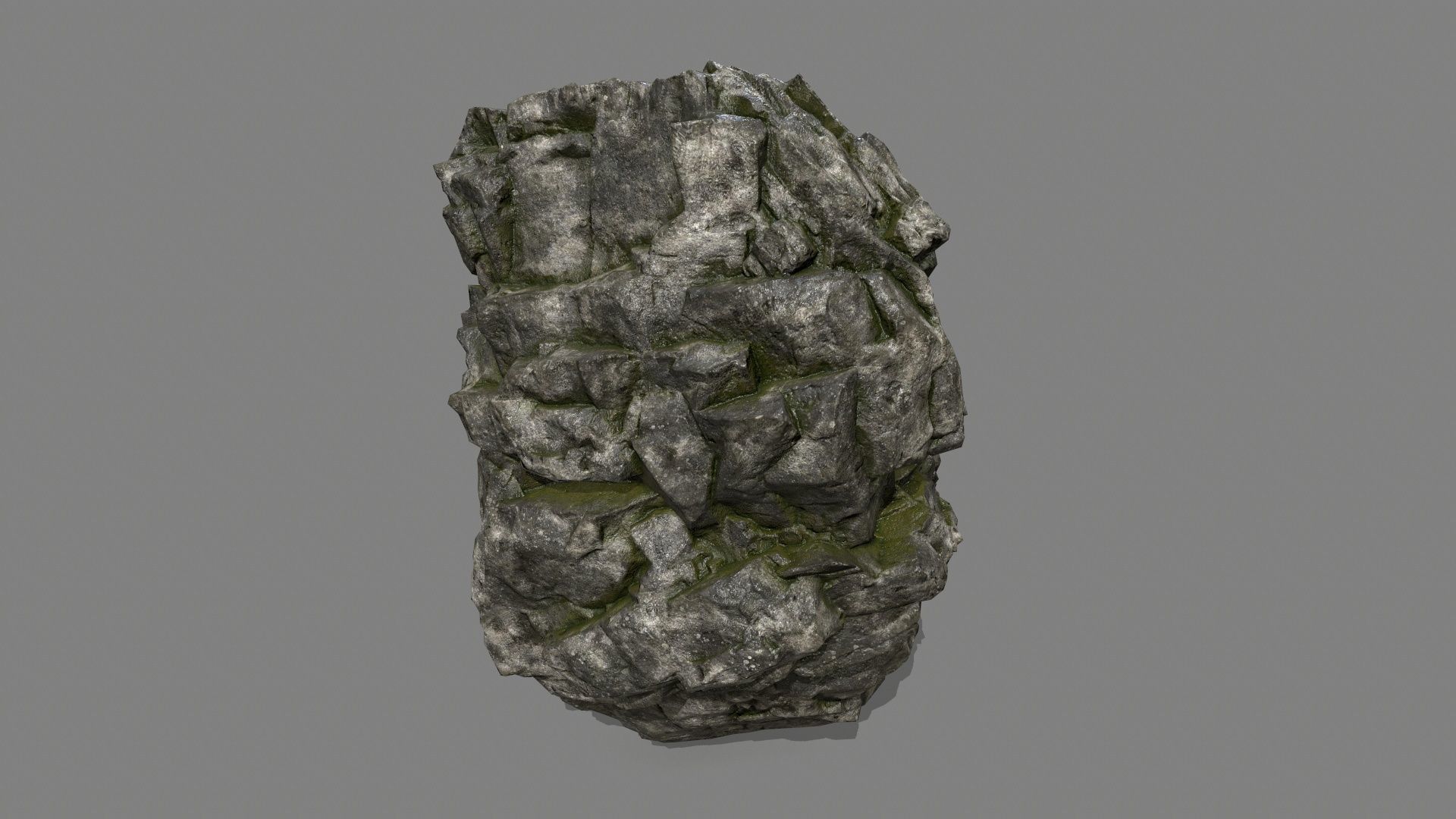 rocks rock Low-poly 3D model_32