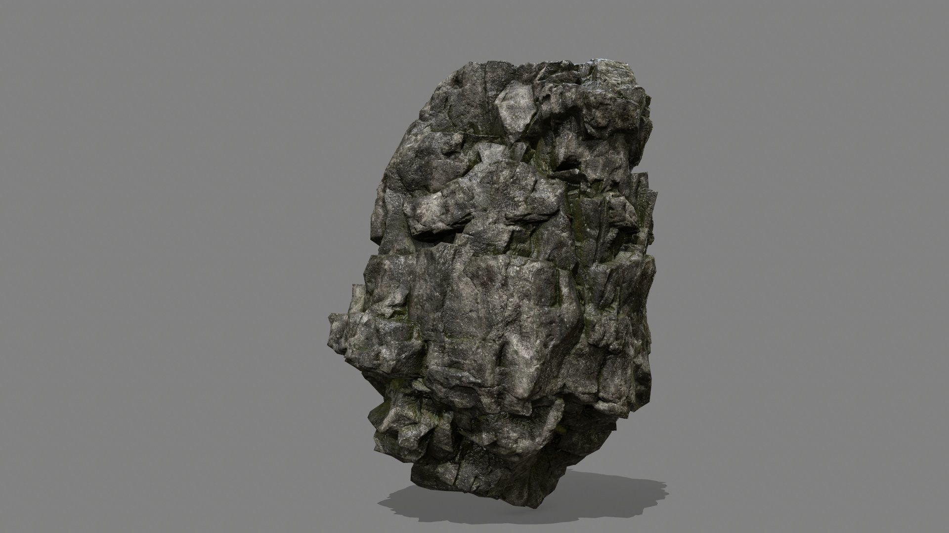 rocks rock Low-poly 3D model_34