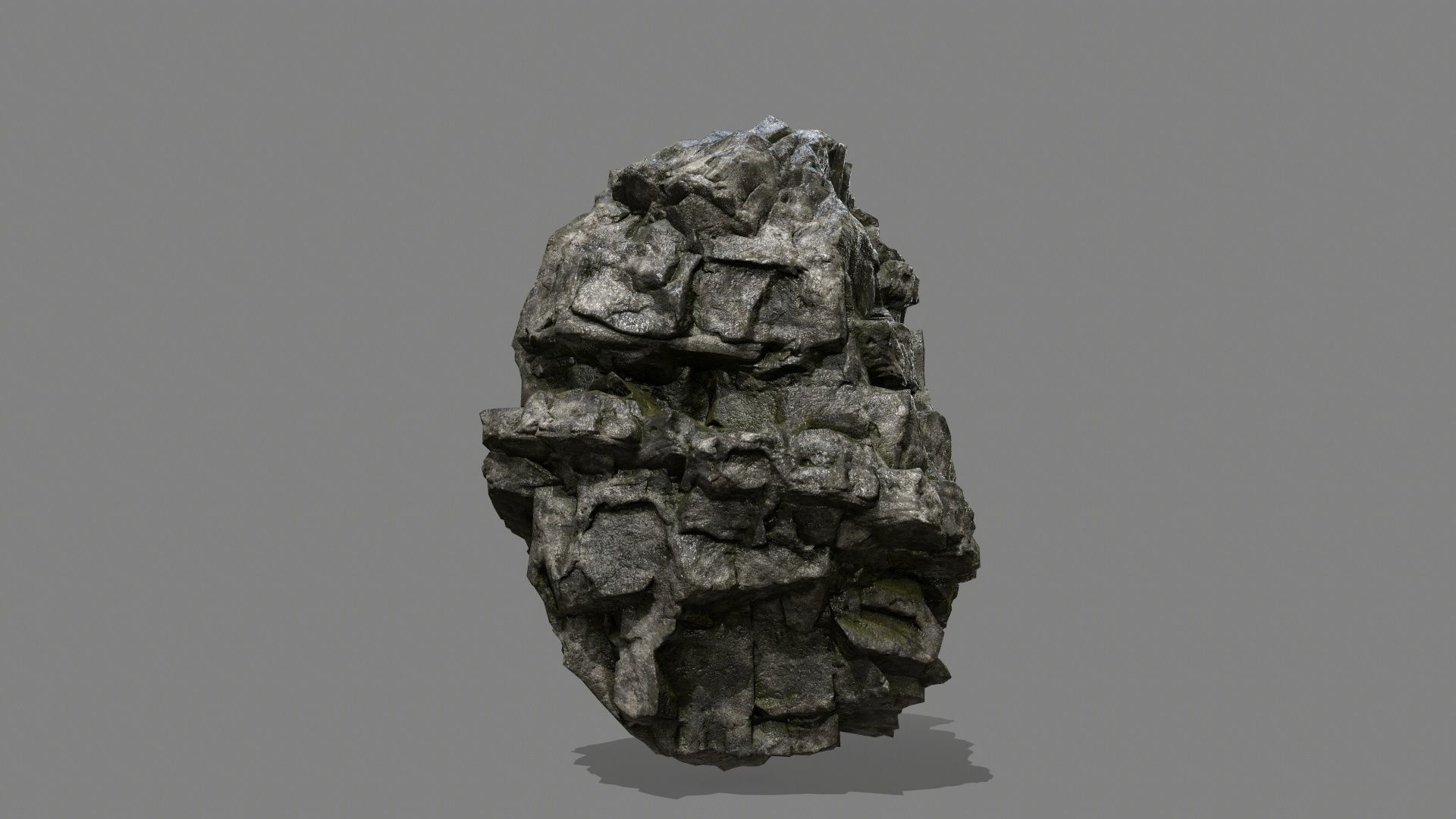 rocks rock Low-poly 3D model_36