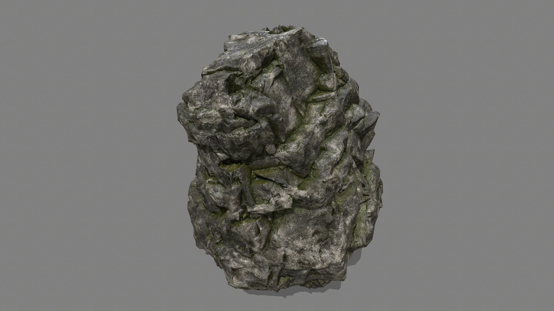 rocks rock Low-poly 3D model_29