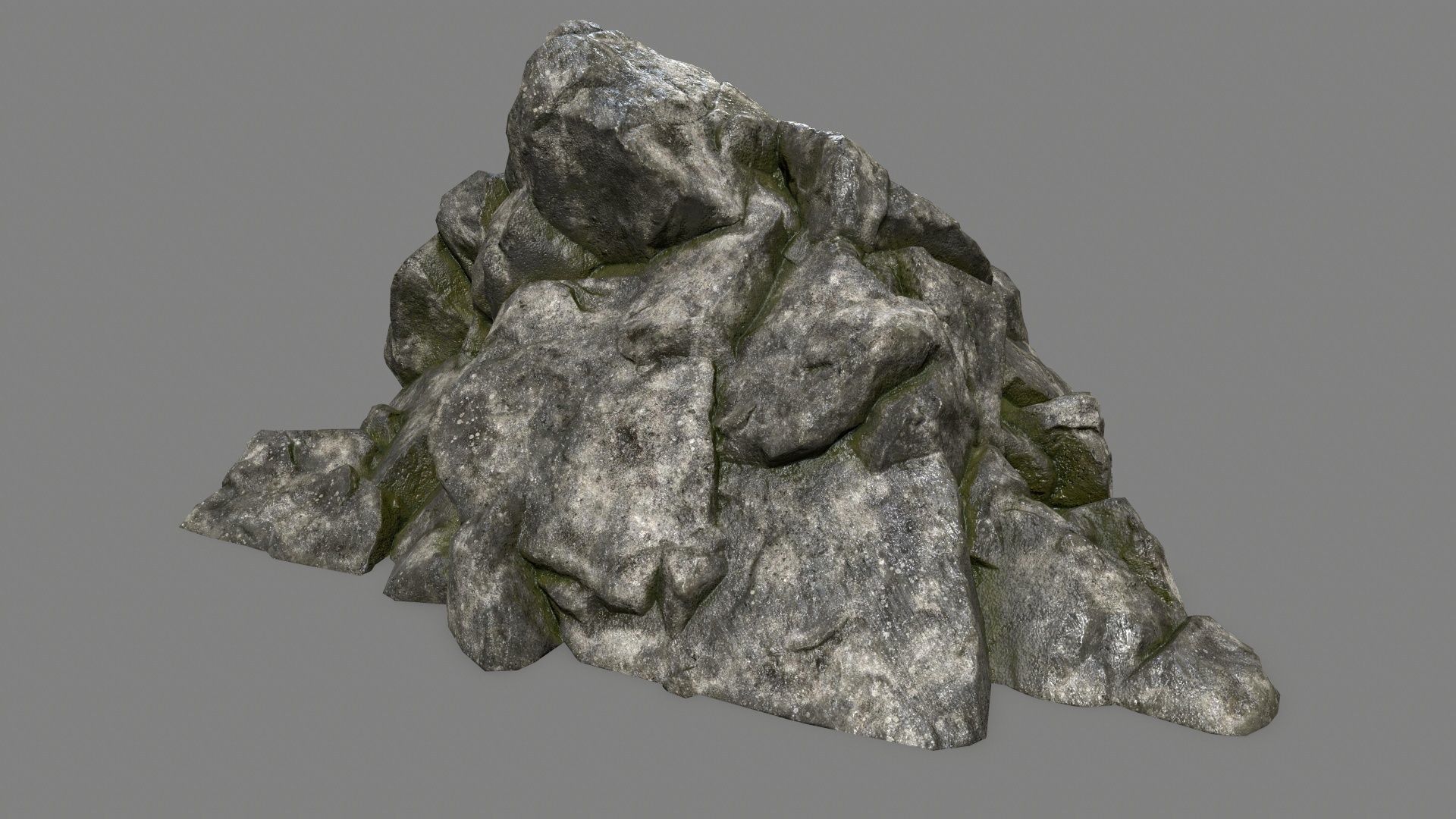 rocks rock Low-poly 3D model_41
