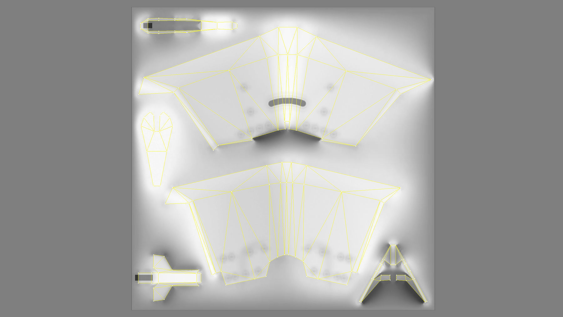 US Rocket HVAR Low-poly 3D model_19