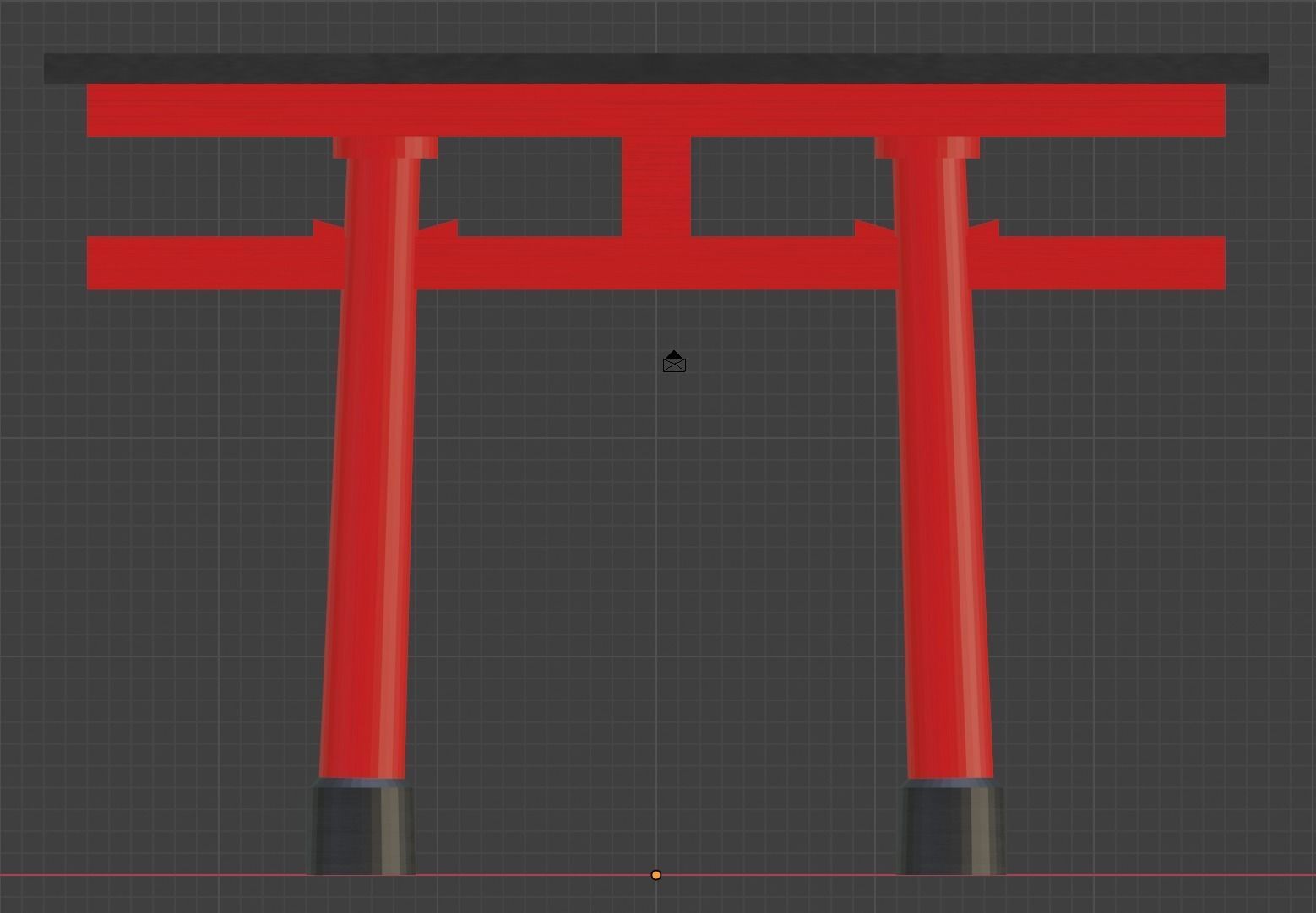 Japanese Torii in styles of Kasuga and Hachiman and Myojin 3D model_14