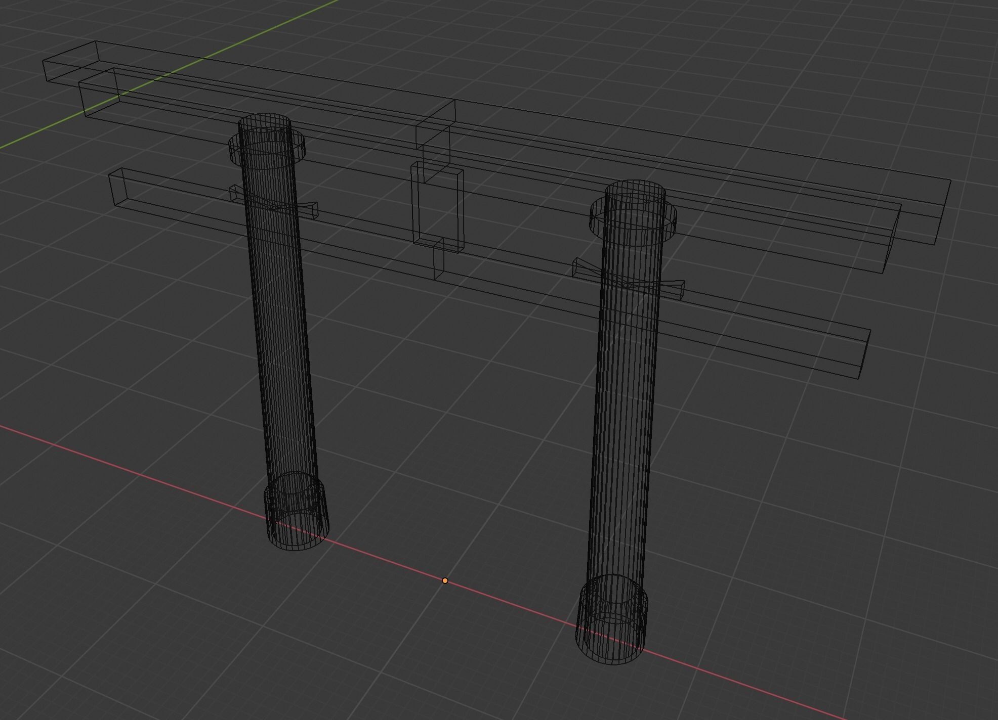 Japanese Torii in styles of Kasuga and Hachiman and Myojin 3D model_18