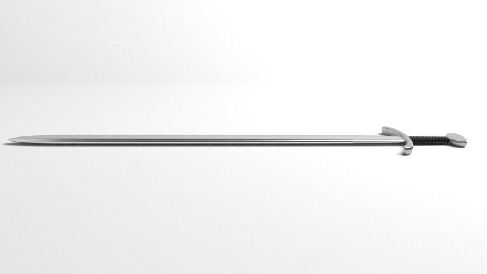 Broad Sword 1 3D model_1