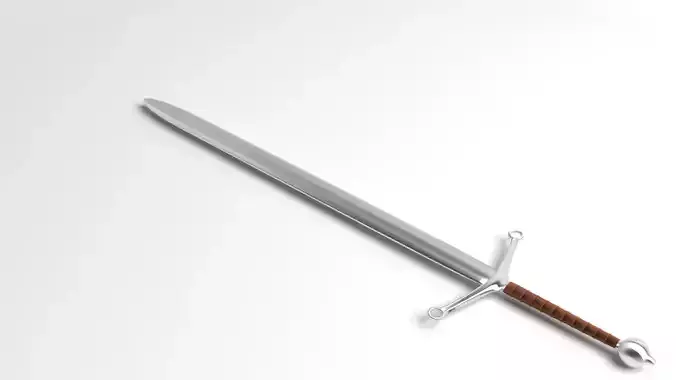 Broad Sword 2 3D model