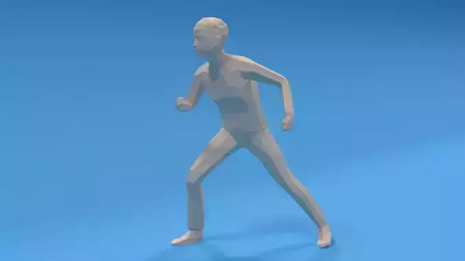 Low Poly Kid Fighting