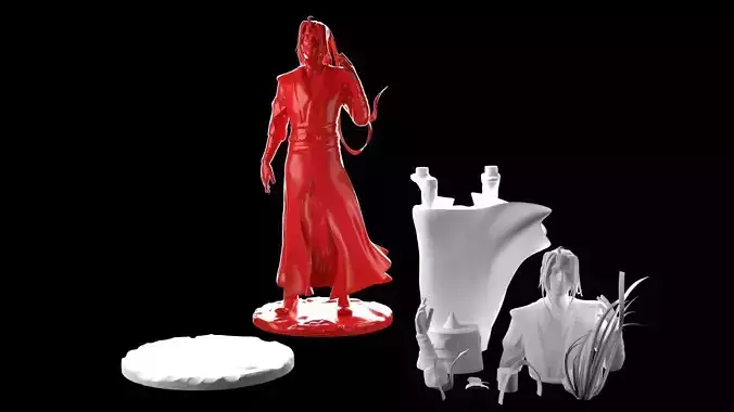 Wei Wuxian figure model for 3D printing 3D print model