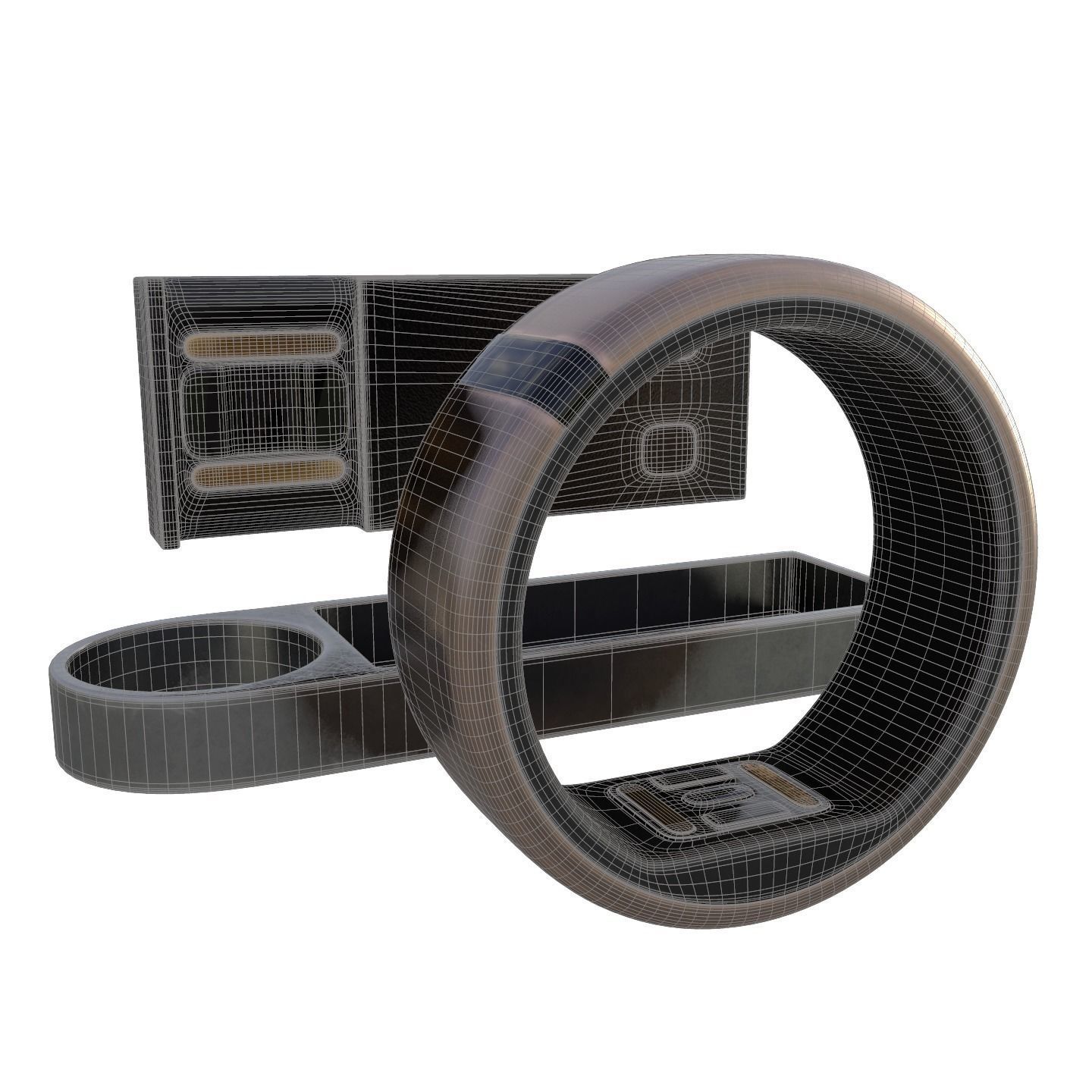 Motiv smart ring 3D model_2