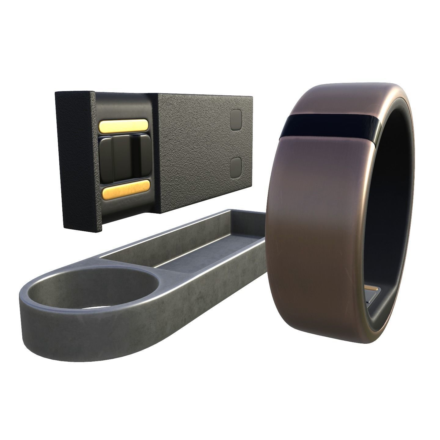 Motiv smart ring 3D model_3