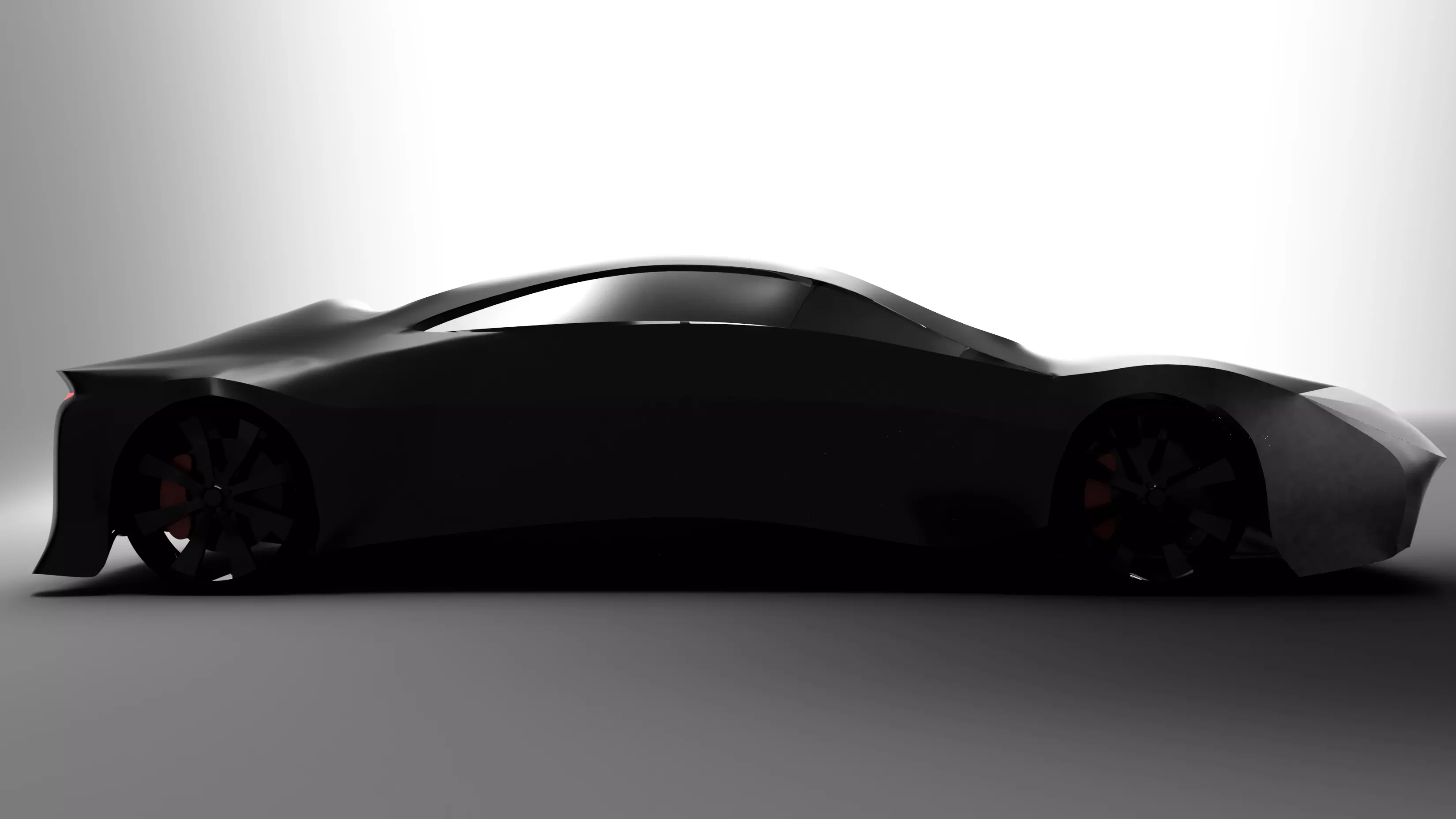 Electric Sports Car Concept 3D print model