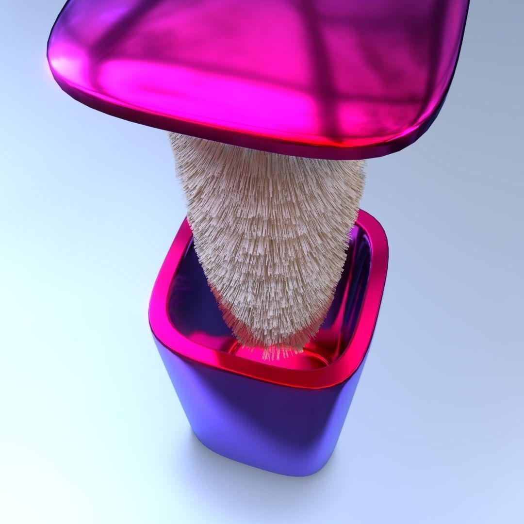 toilet brush Free 3D model_3