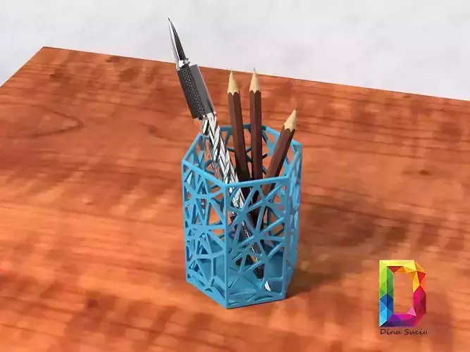 Pen pencil holder 3D print model