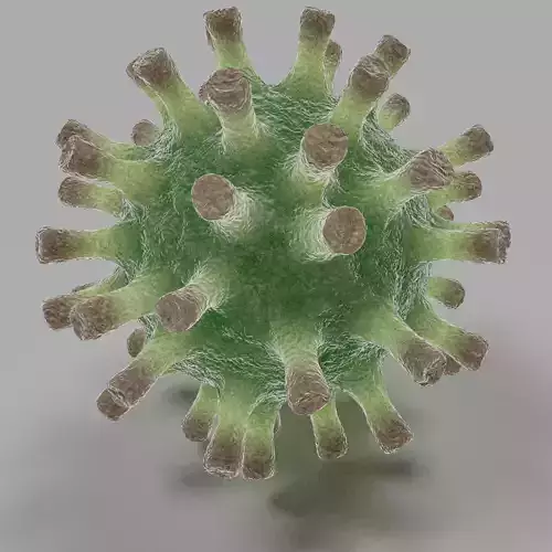 Microbiological corona virus model