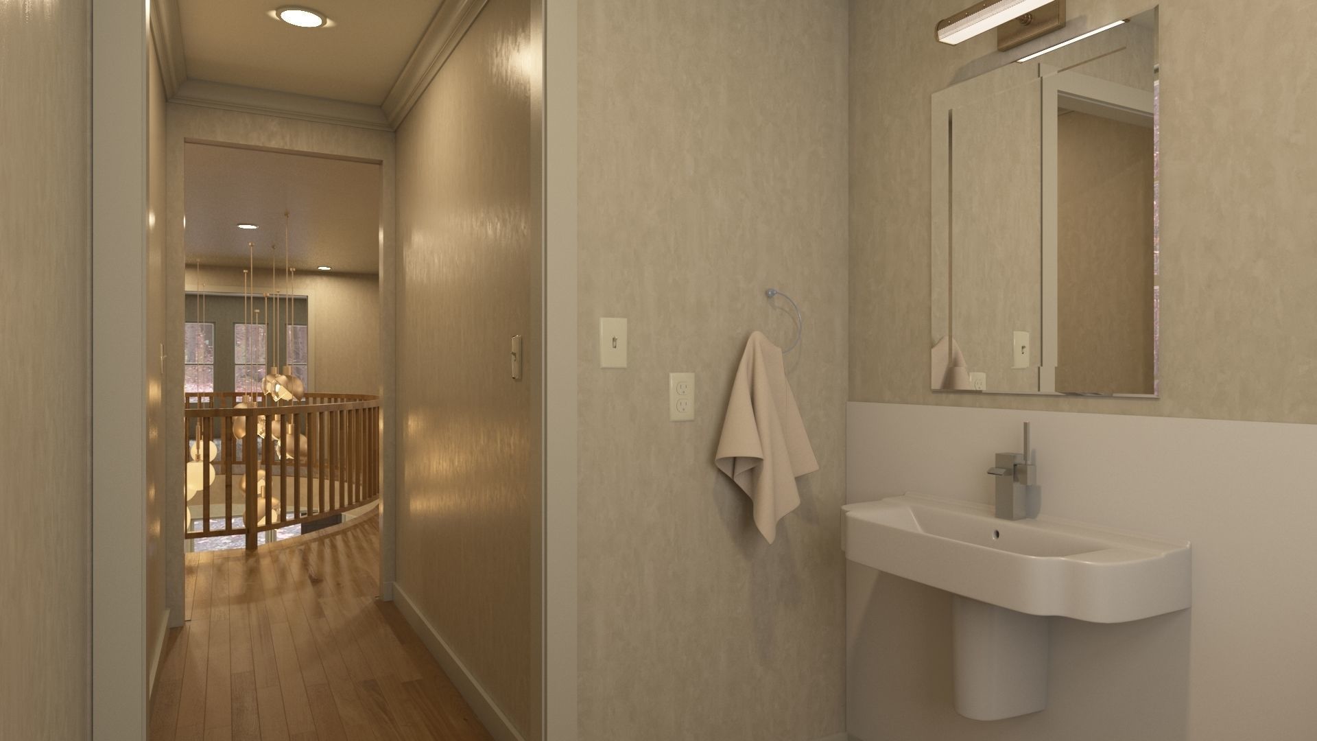 HD Modular House Low-poly 3D model_3