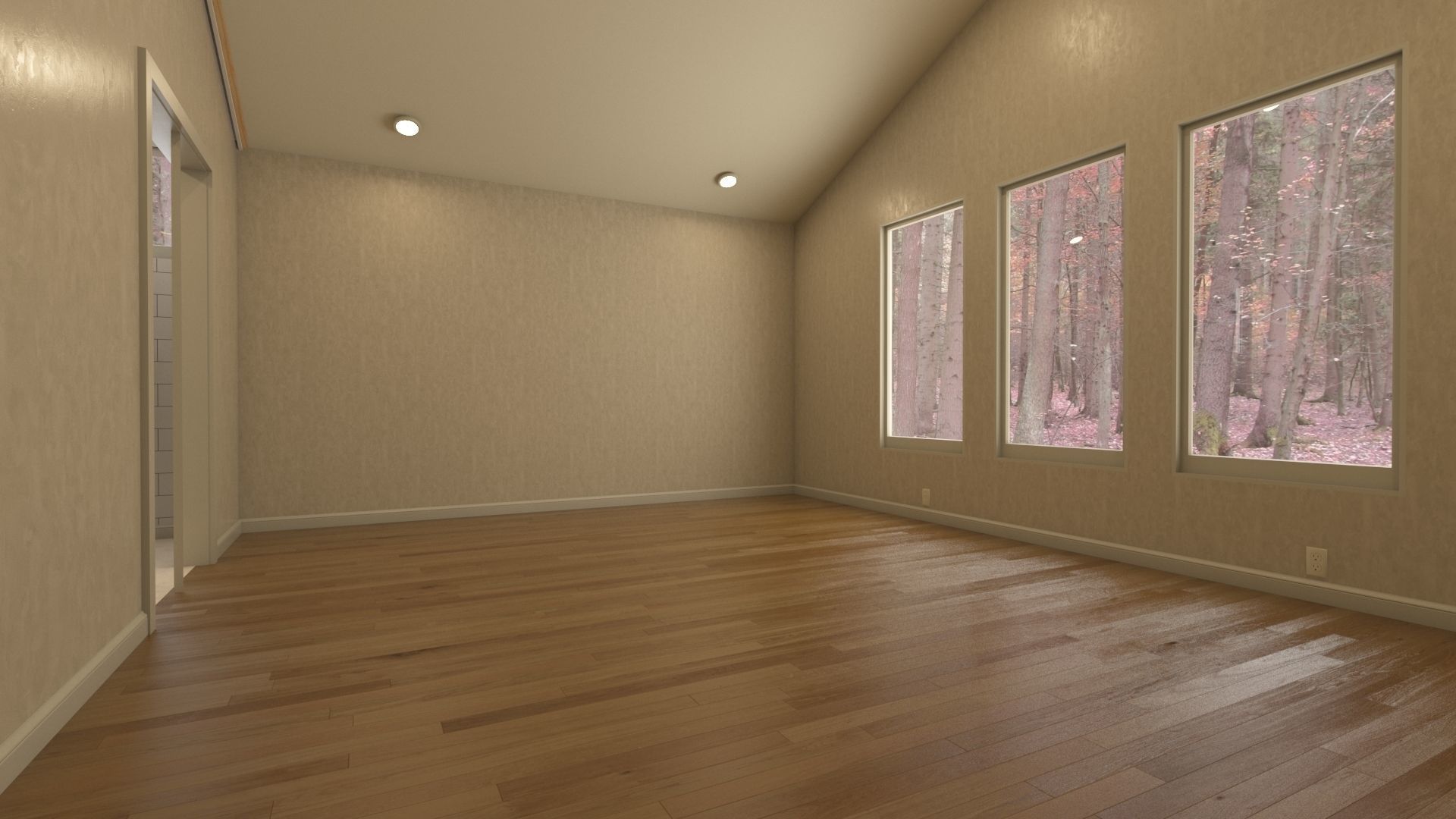 HD Modular House Low-poly 3D model_4