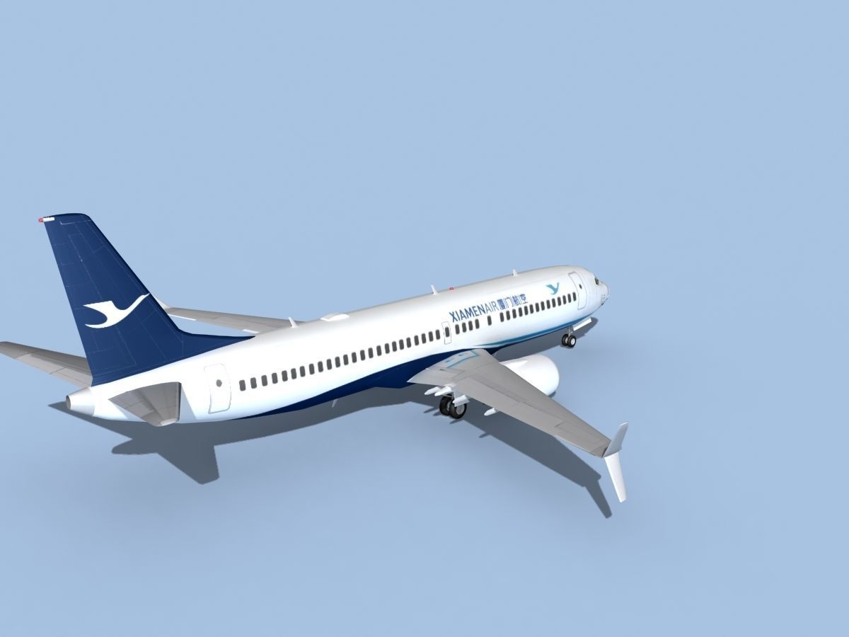 Boeing 737-800 Max Xiamen Airlines 3D model_5