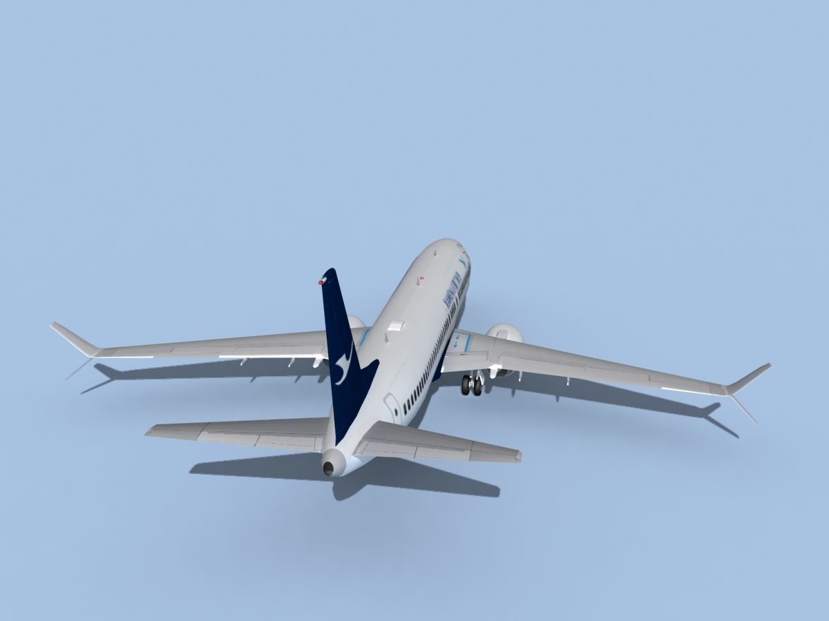 Boeing 737-800 Max Xiamen Airlines 3D model_6